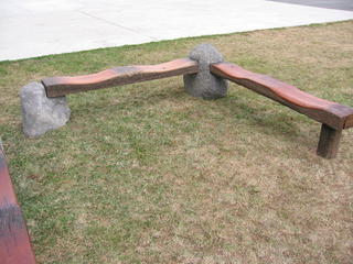 Stone & Timber corner seating